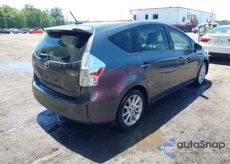 2012 Toyota Prius V Five из США, поврежденный, VIN JTDZN3EU4C3077074